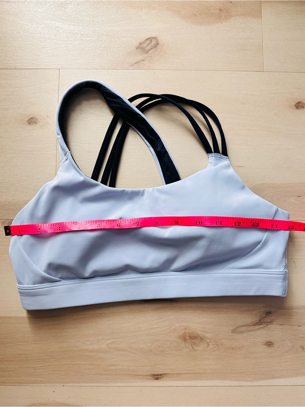 Athleta Train Free Sports Bra A-C Two Colors Light and Dark Blue Medium-impact - Picture 6 of 15